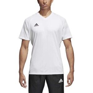 Adidas Tiro 17 Soccer Jersey Shirt Climacool White Black Mens XS Extra Small